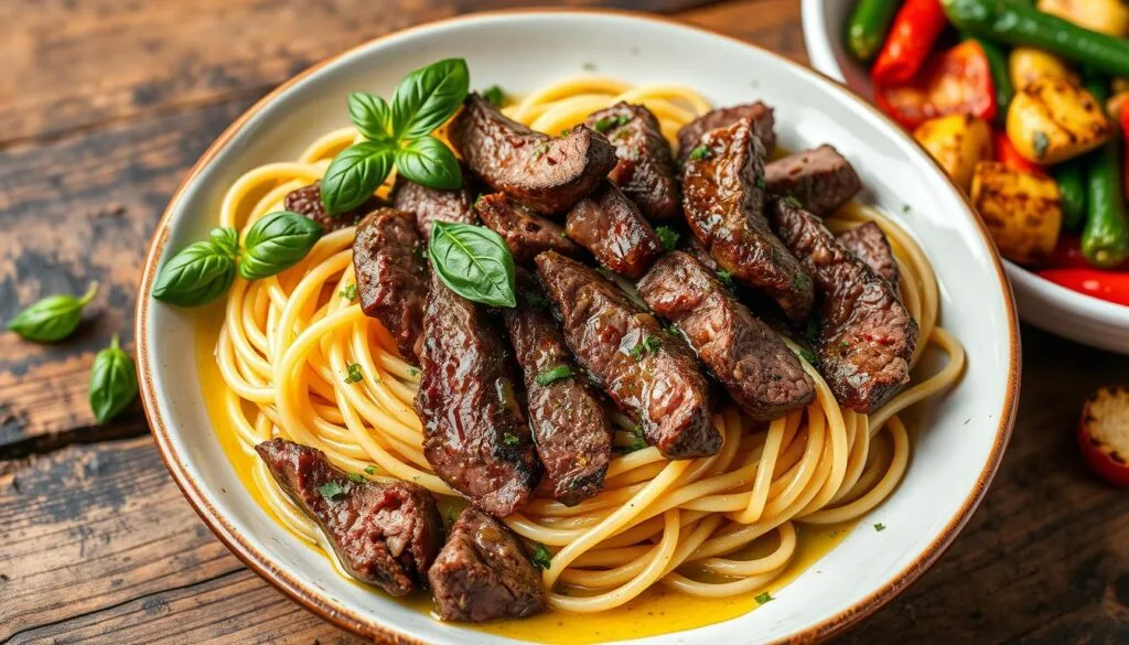 Beef Steak Pasta