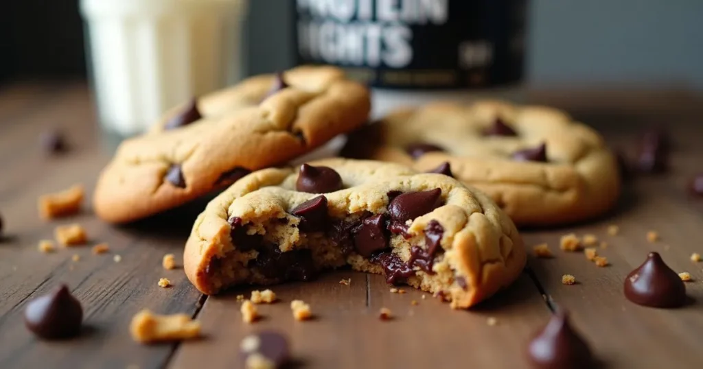 protein chocolate chip cookies